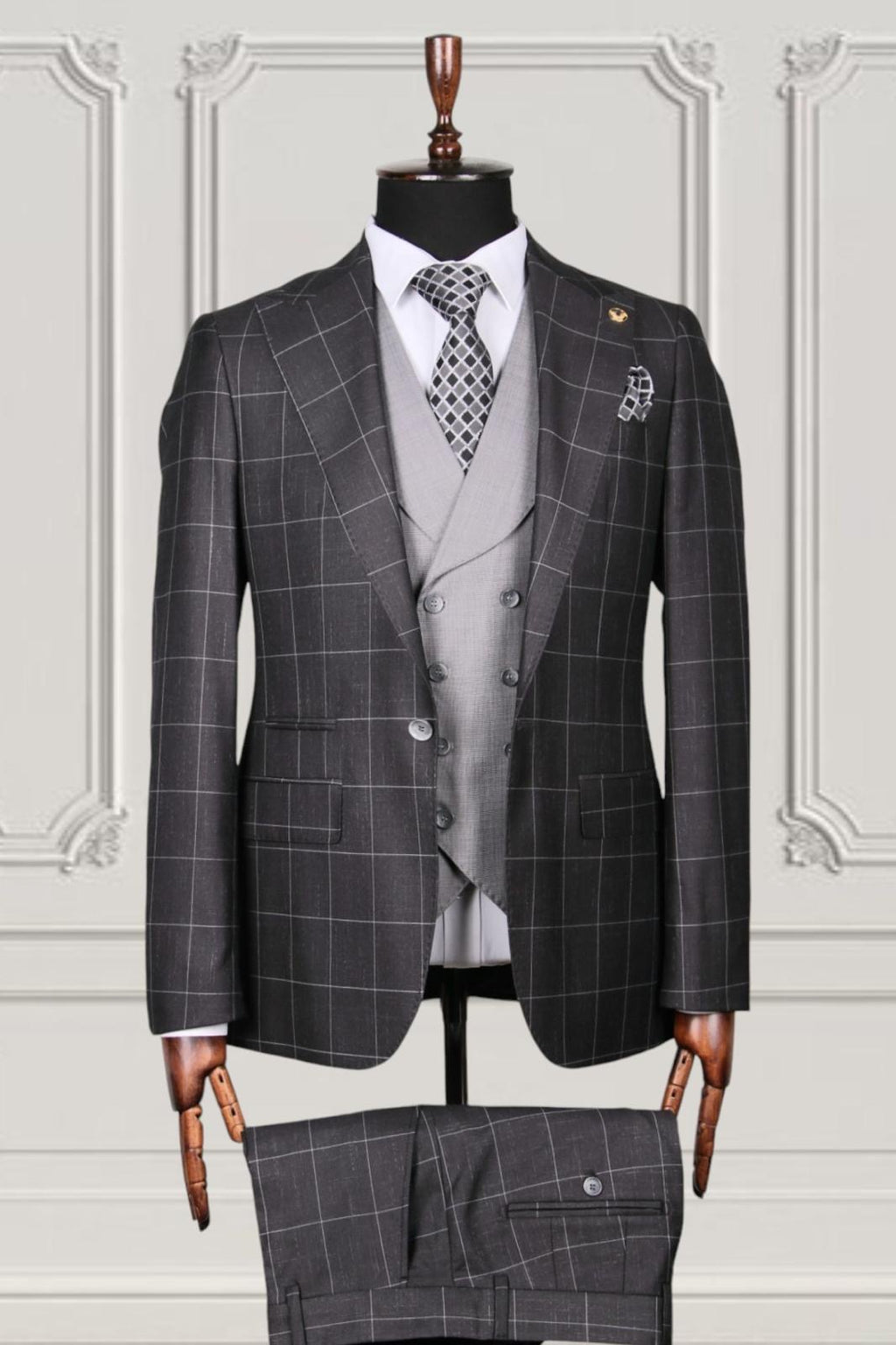 Men's Single Breasted 3 Piece Suit