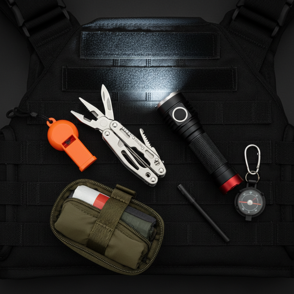 Flashlight & Emergency Kit